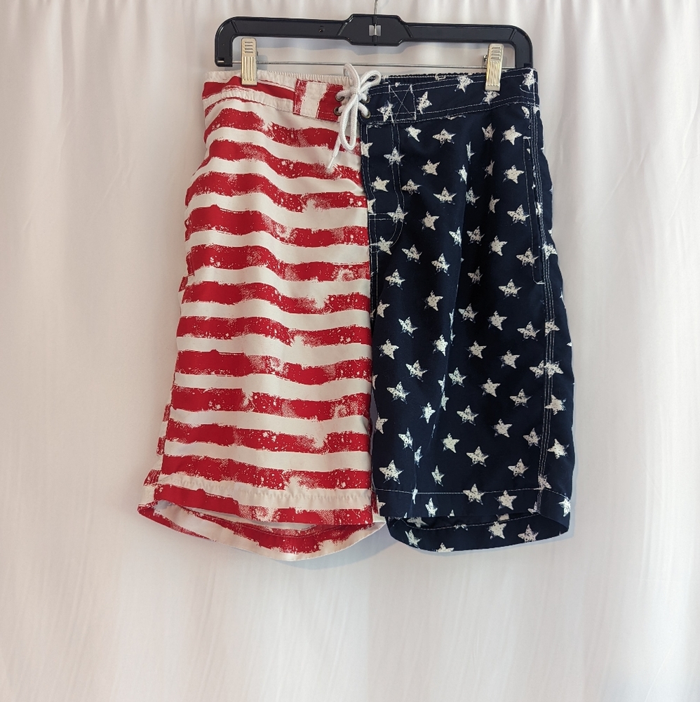 Trunks American Flag Swim Trunks